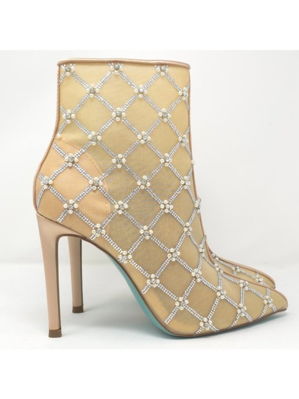 Betsey Johnson Women's Larkk Ankle Boot Nude - Picture 3 of 11